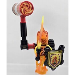 Lego Nexo Knights Minifigure - Ultimate Flama (nex054) 70339‎ Backpack Hammer